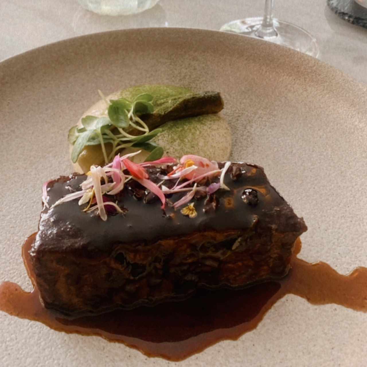 Braised beef