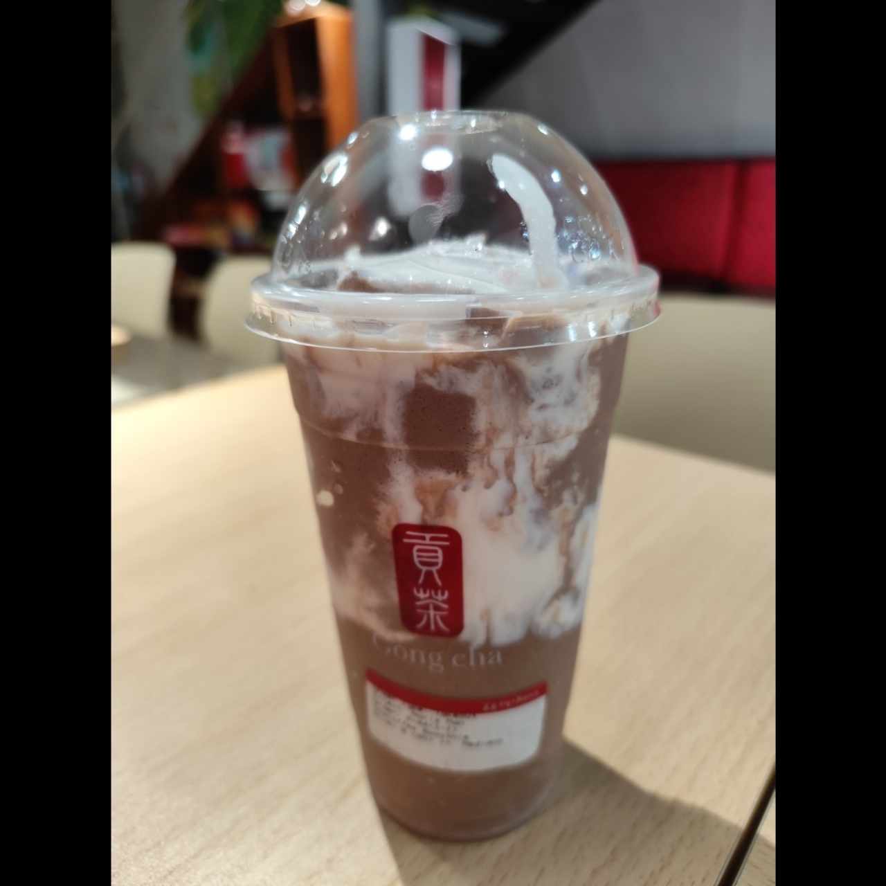 Chocfe con Milk foam