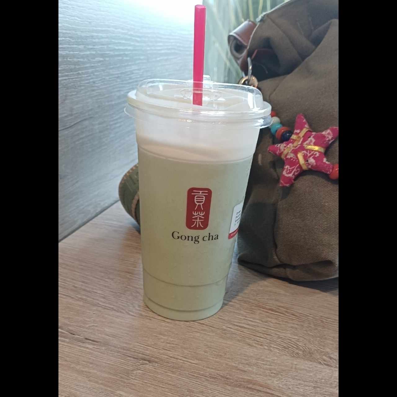 Matcha tea with milk