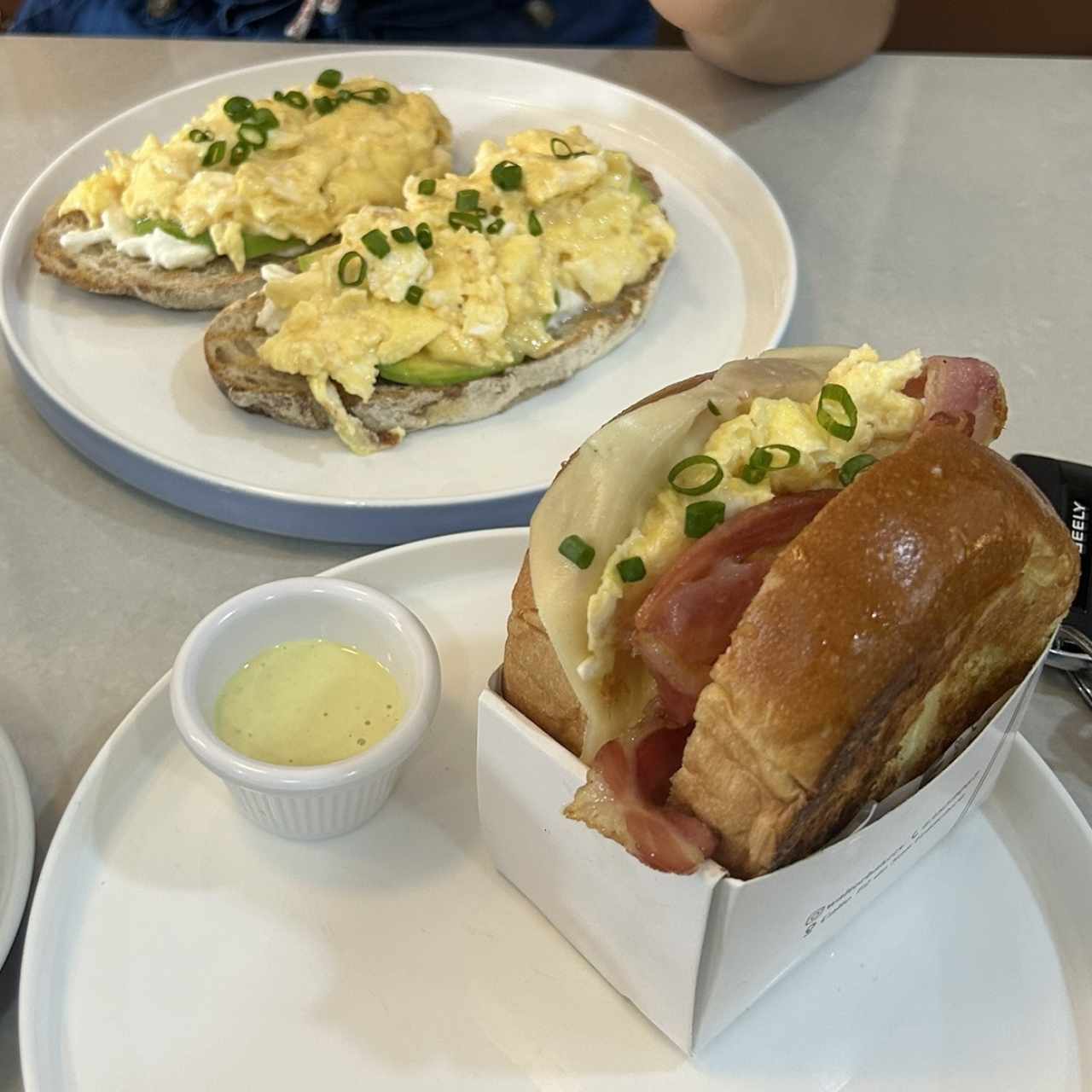 SCRAMBLED EGG BACON & CHEESE