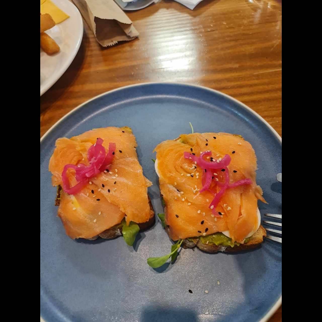 Desayuno - Tostadas de Salmón