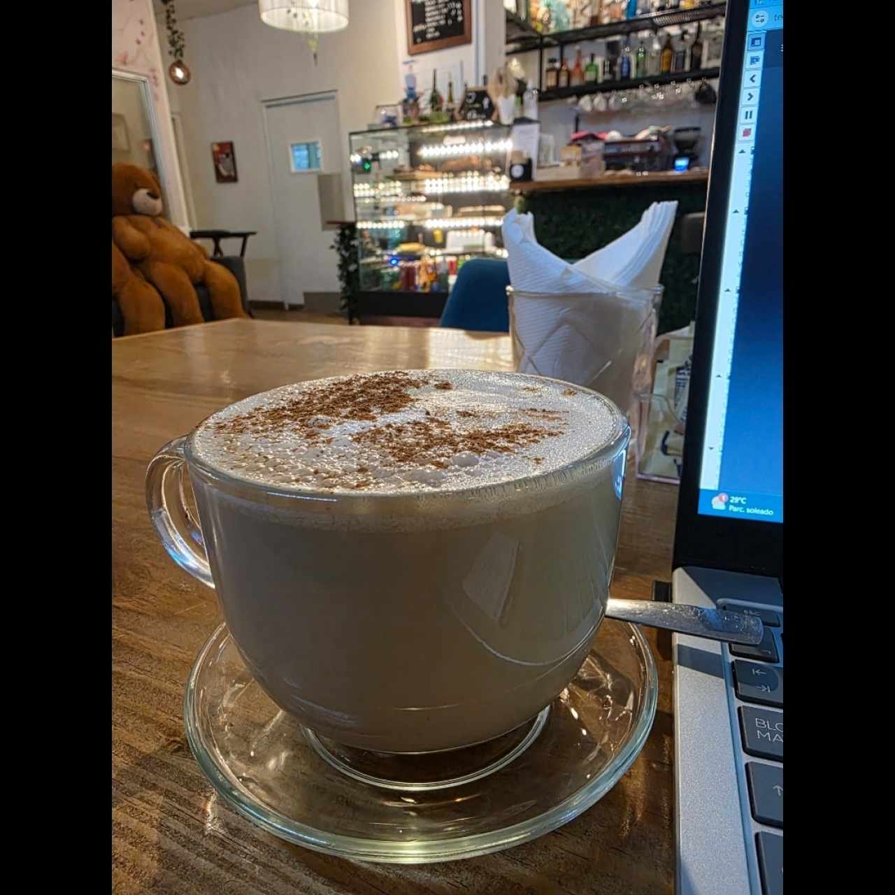 chai latte (bebida de almendras)❤️