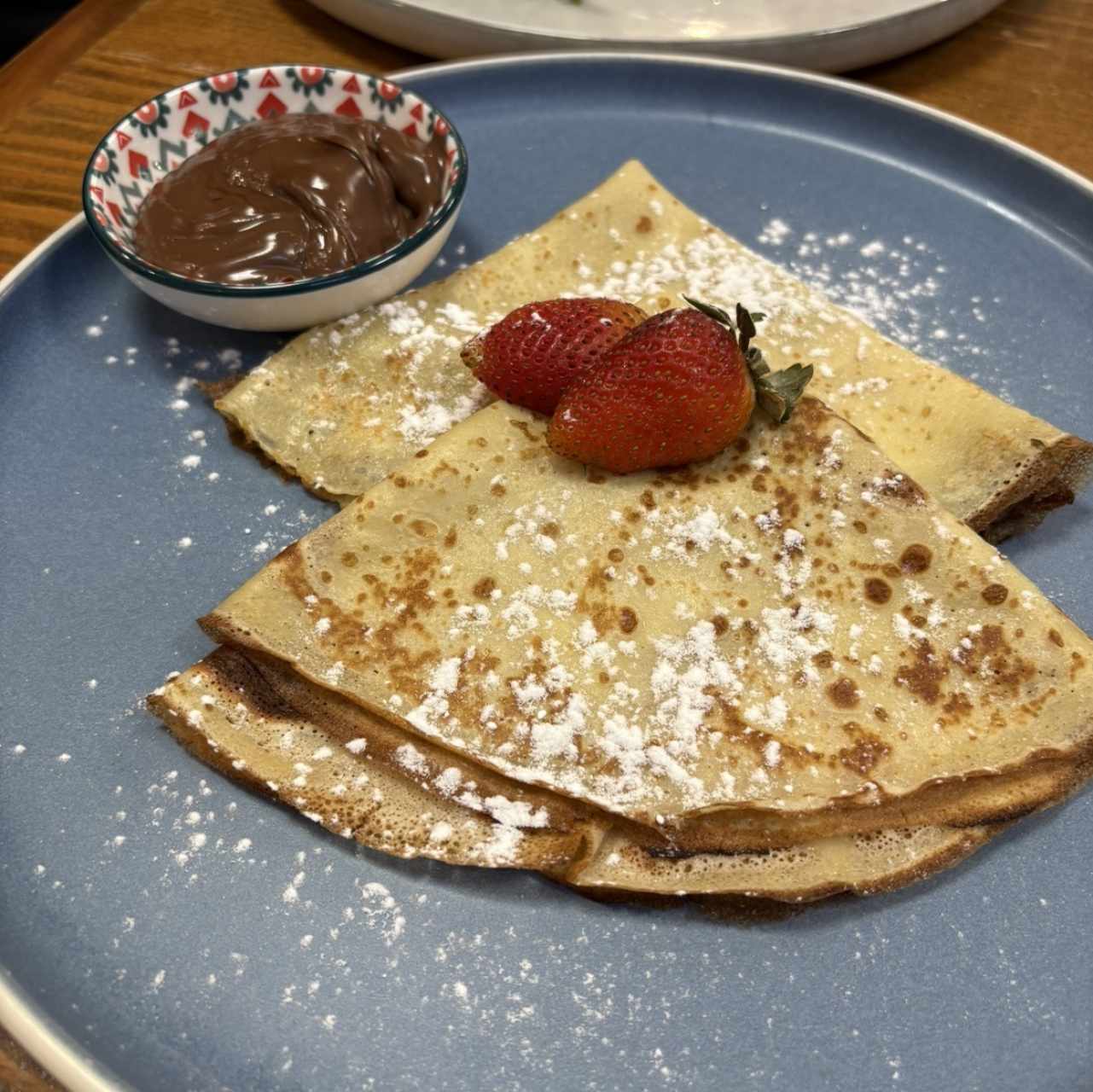 Crepes de frutas con nutella