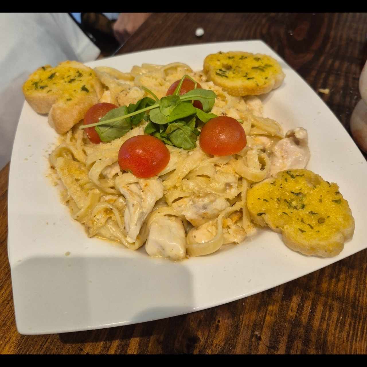 fettuchini con pollo