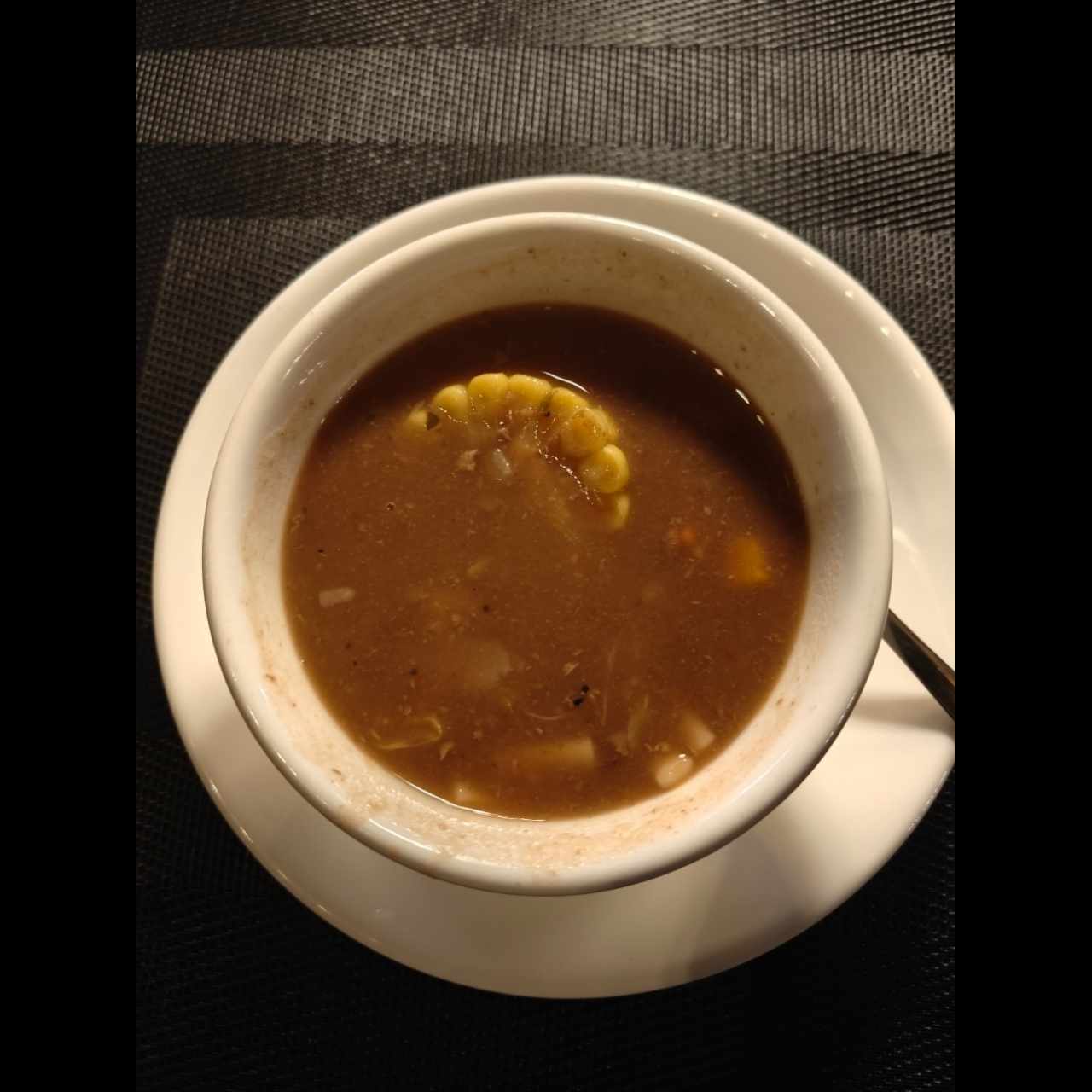 sopa de frijoles
