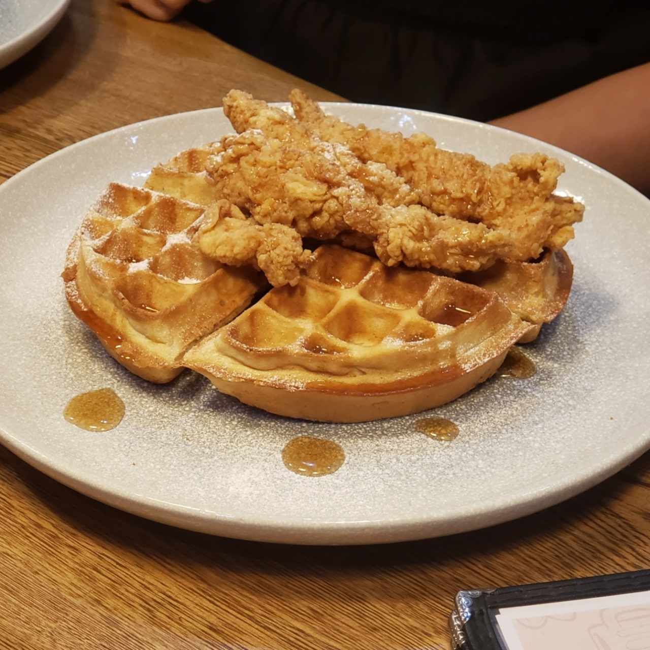 Chicken waffles