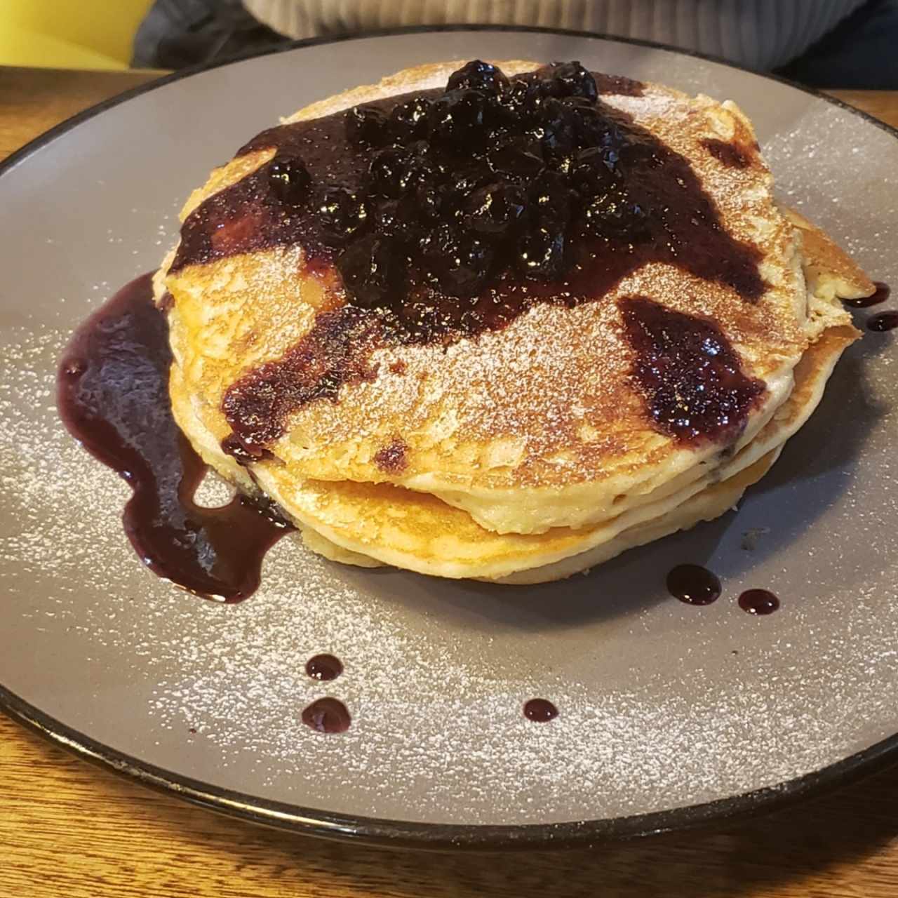 Blueberry pancakes