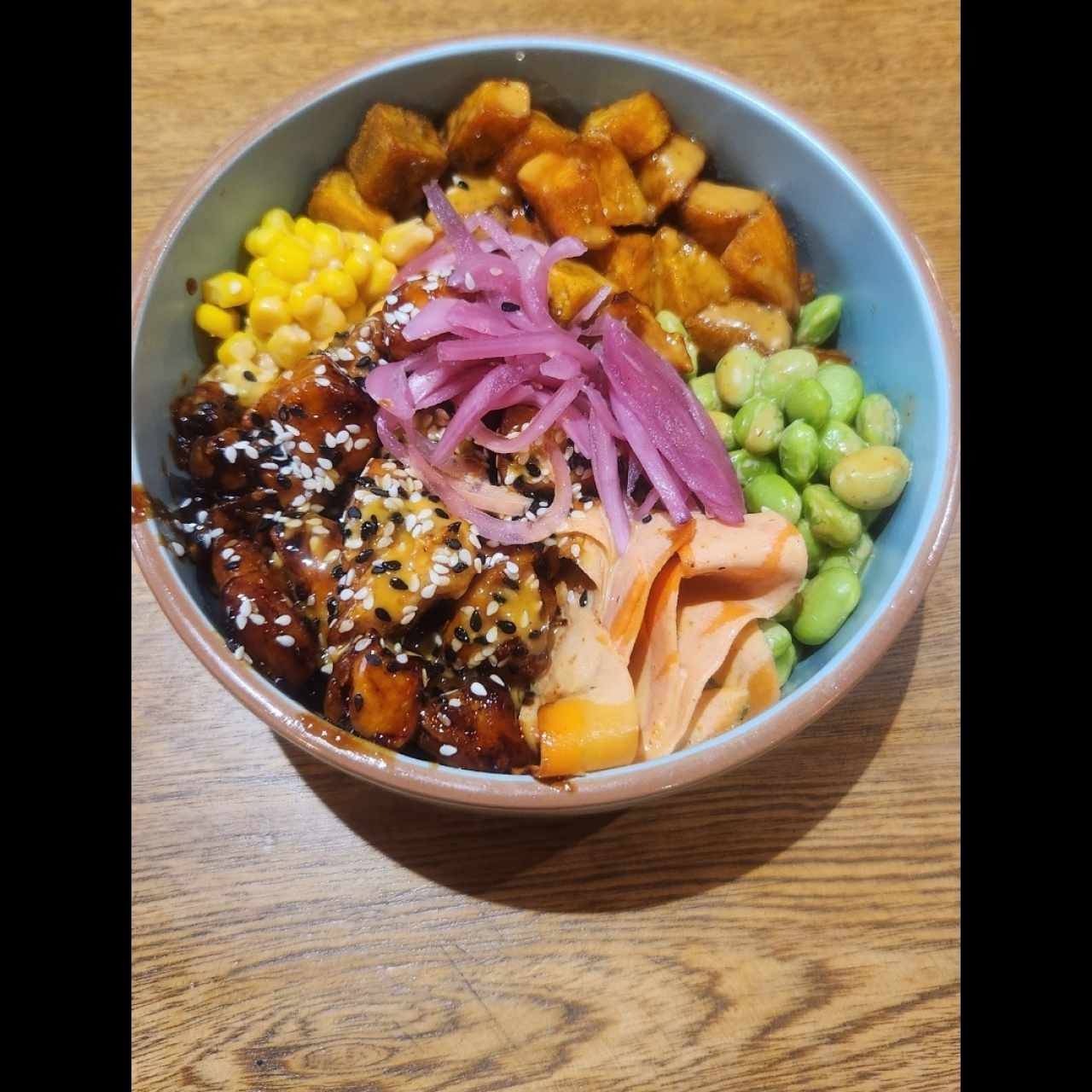 Bowls de pollo teriyaki