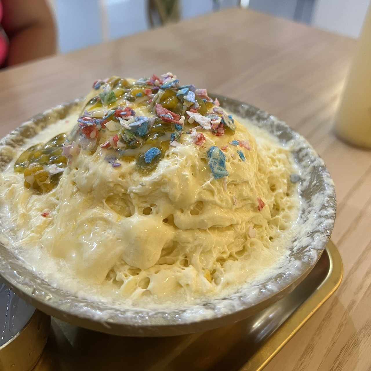 Bingsu de maracuya