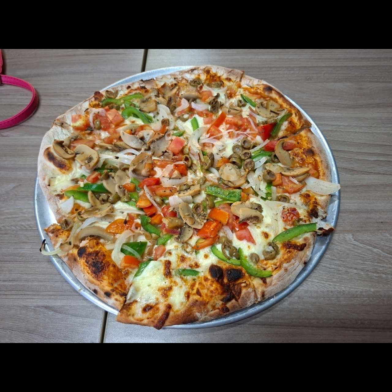 pizza de vegetales