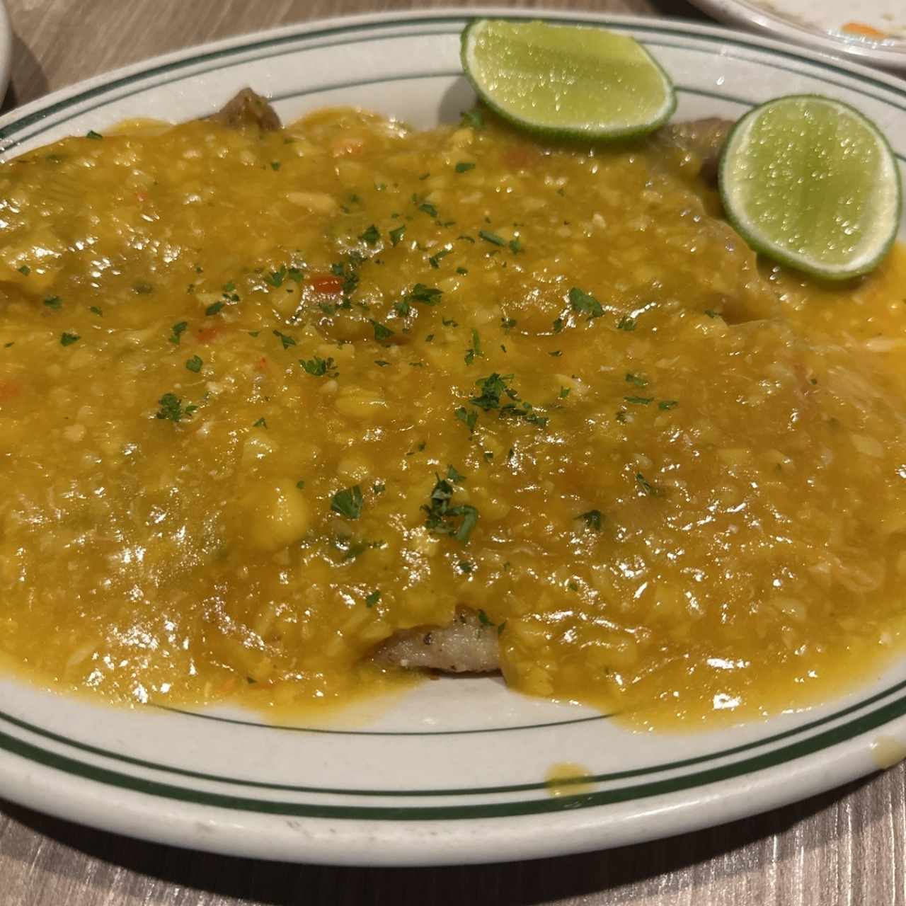 Filet corvina ajillo o Apanada 1 ord