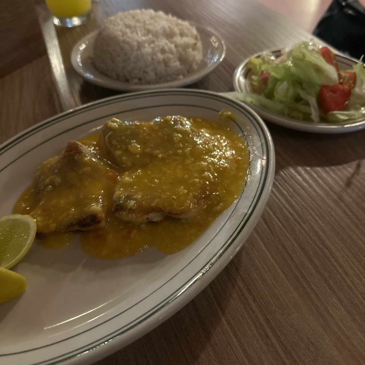 Filet corvina ajillo o Apanada 1 ord