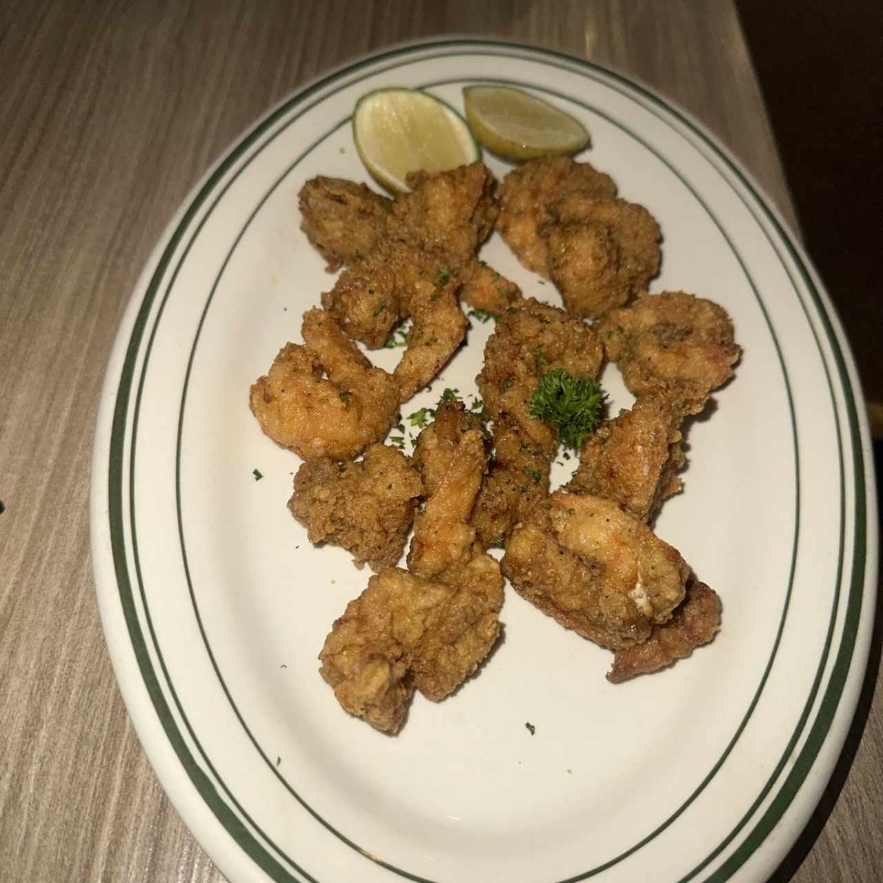 Camarones apanados