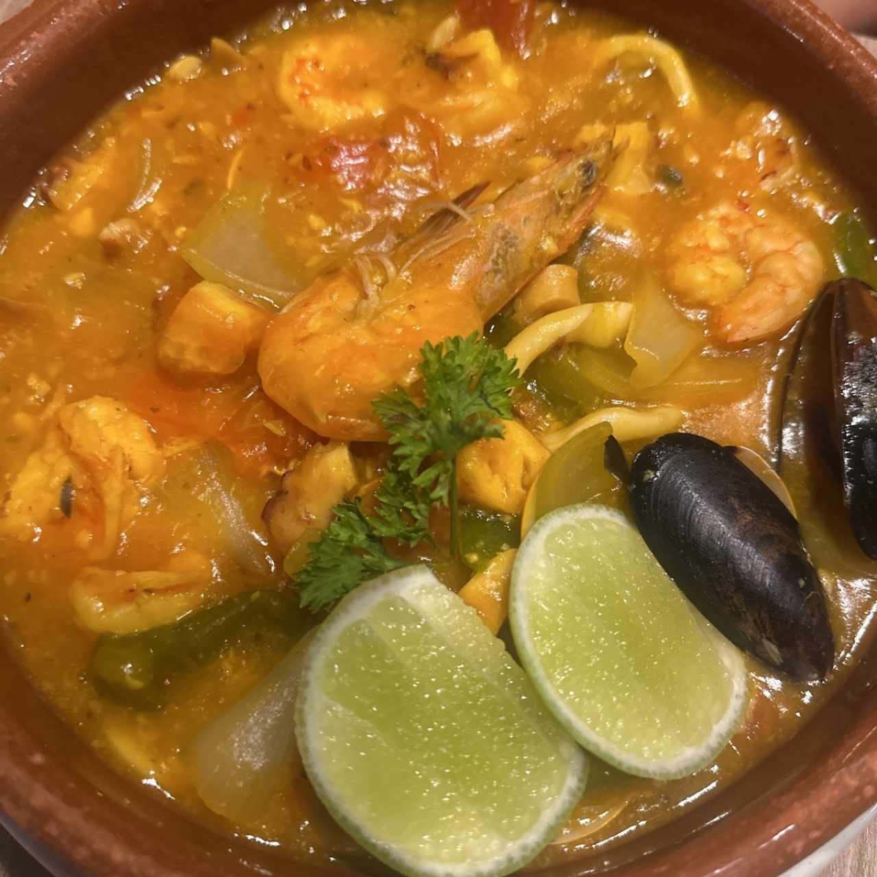 Cazuela de mariscos 