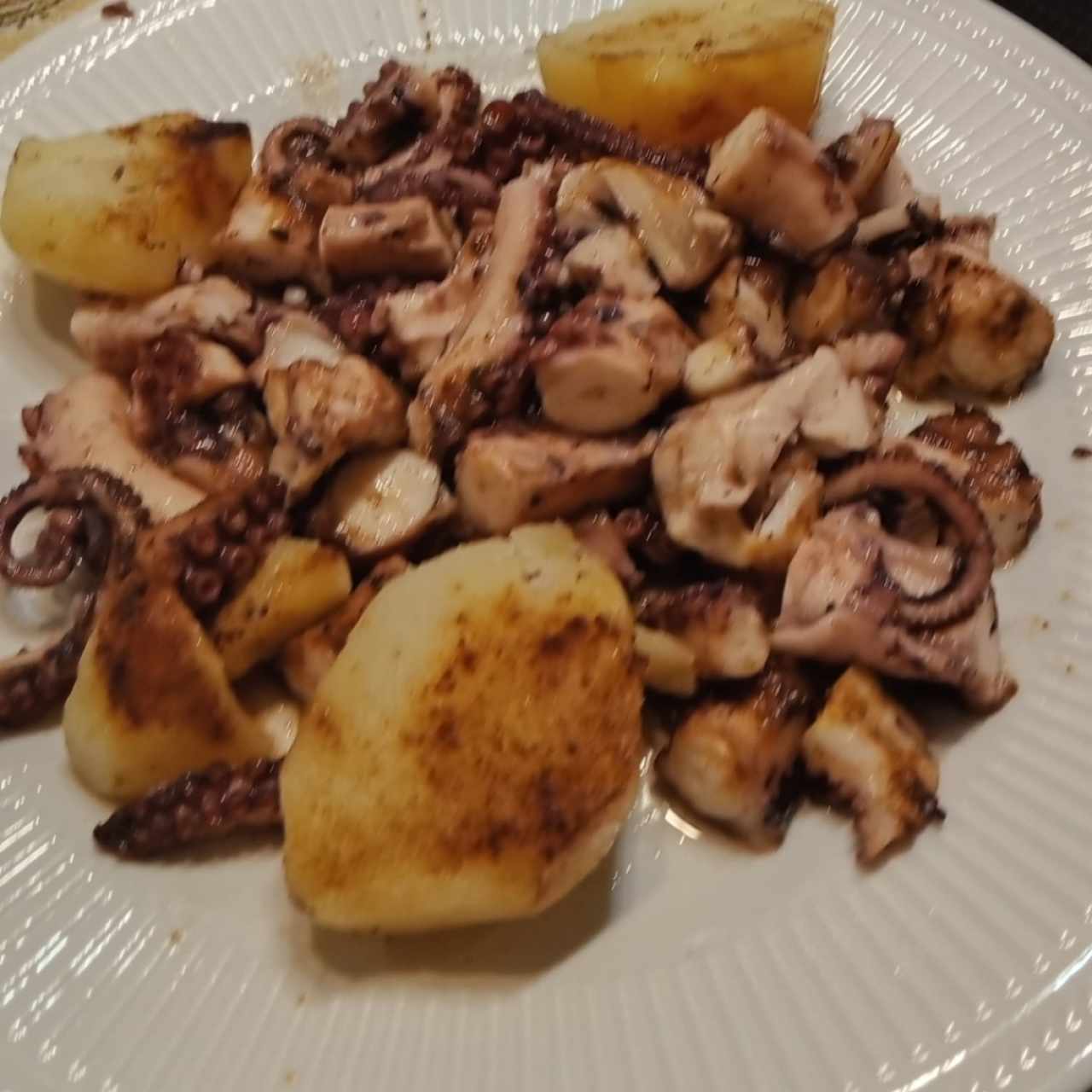 Pulpo la Gallega o ajillo 1ord