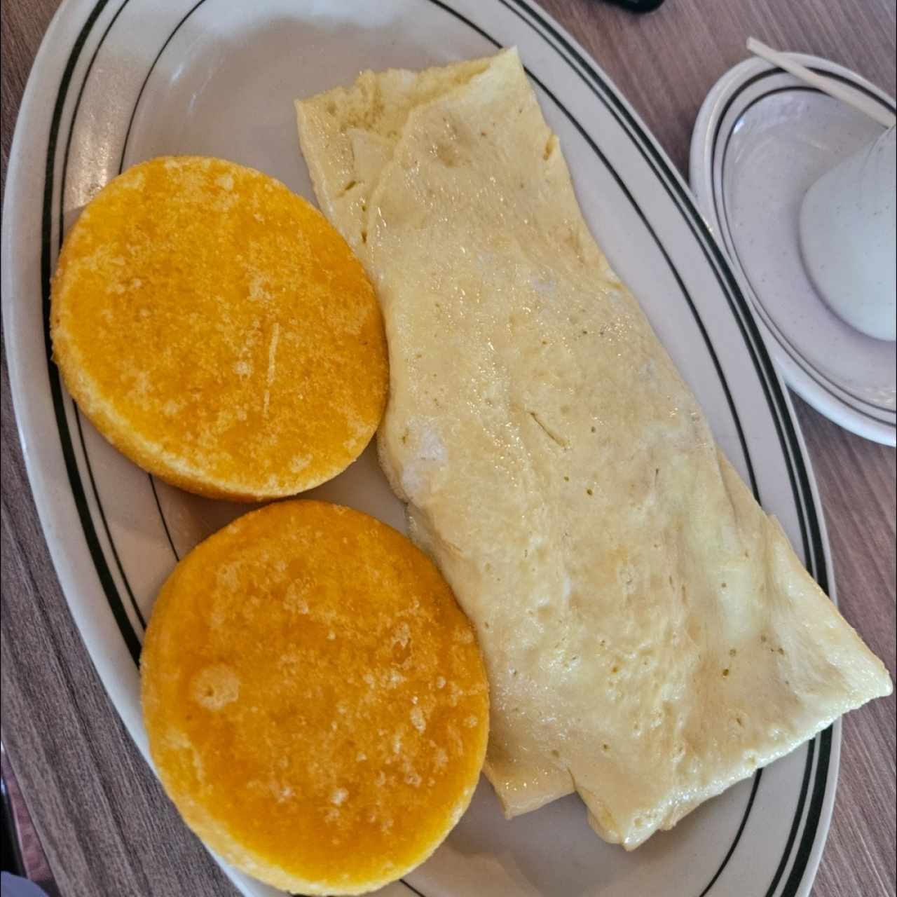 omelet con tortilla