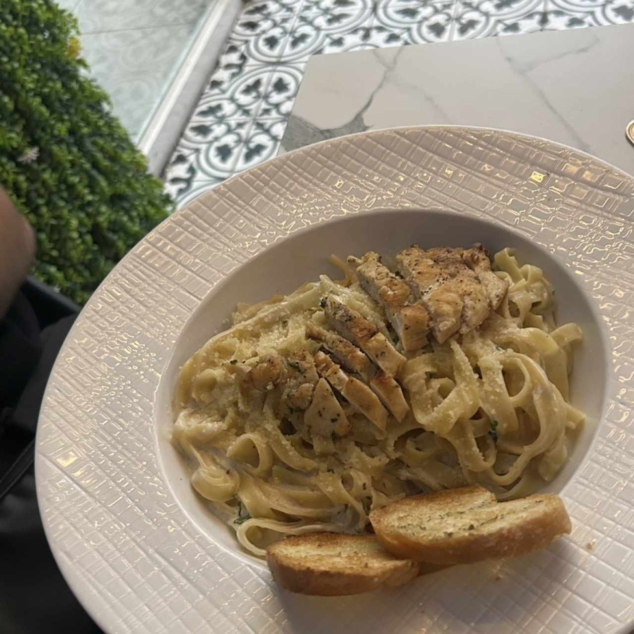 Fettuccine en Salsa Alfredo