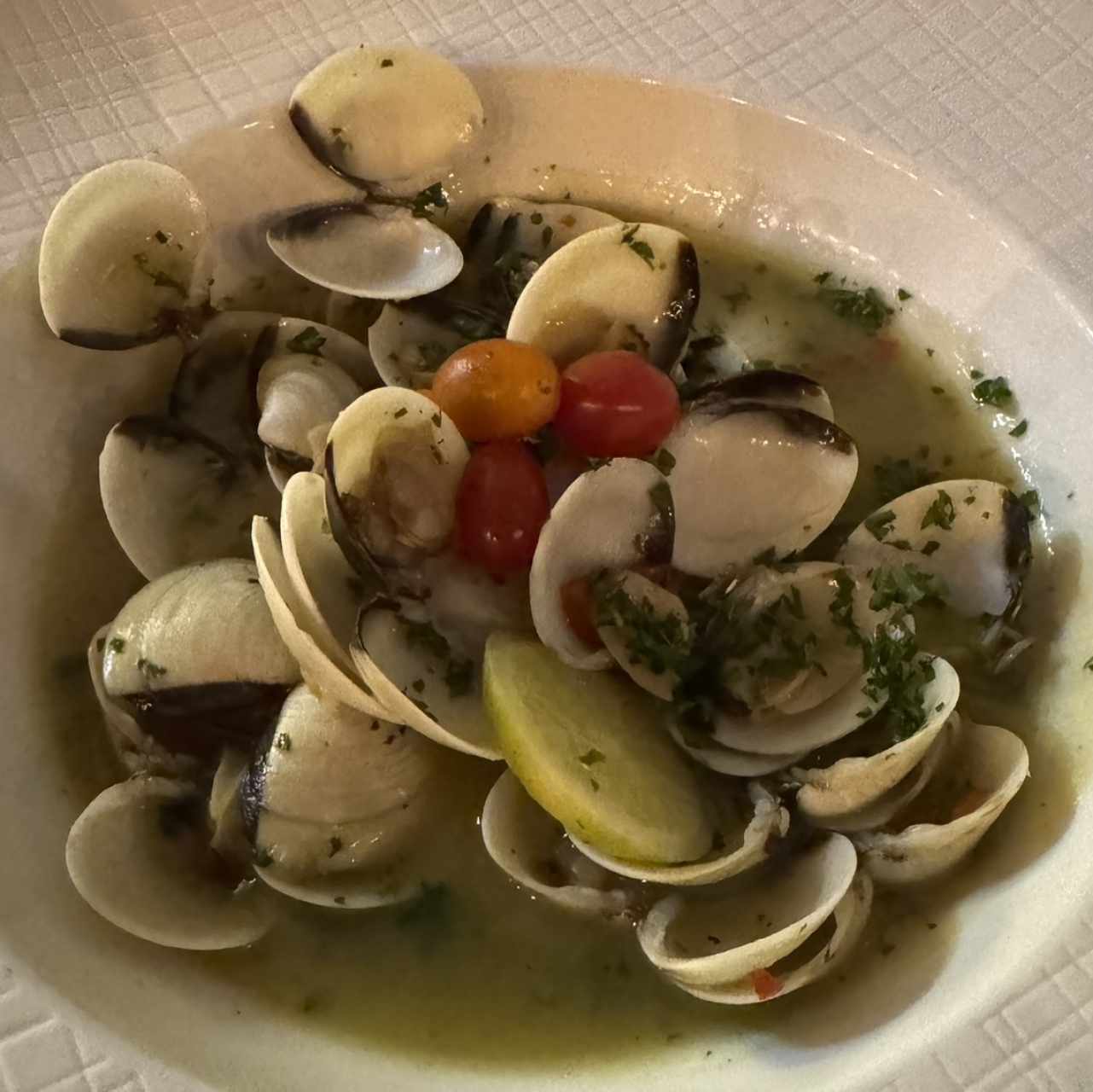 Almejas en Salsa Napolitana o al Ajillo