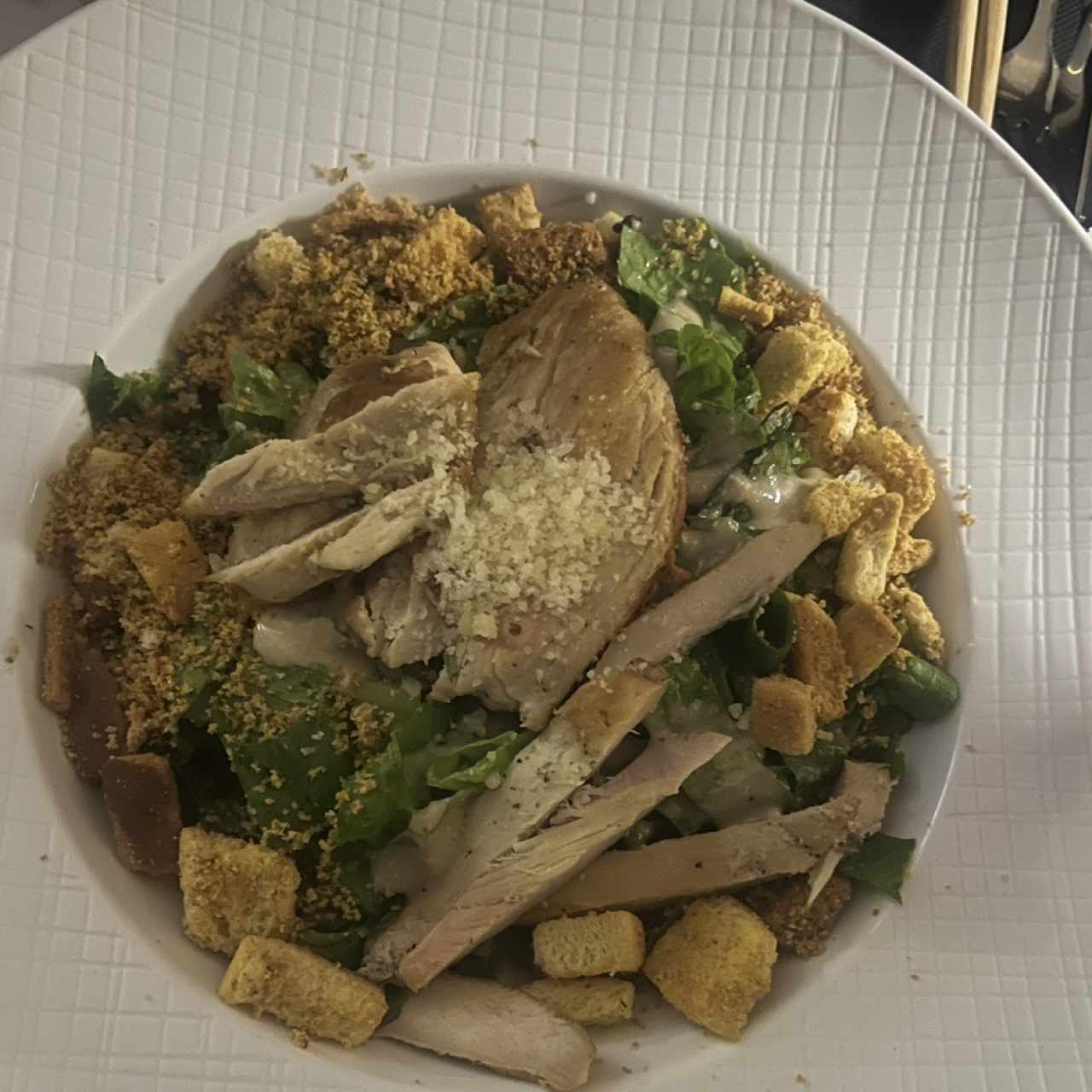 Ensalada Caesar con Pollo