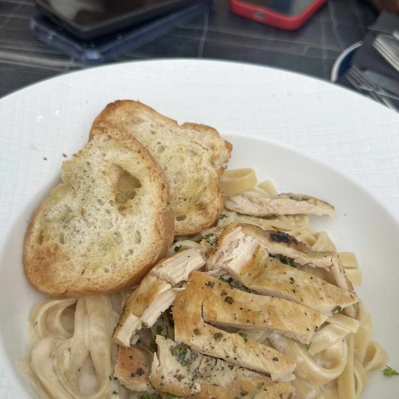 Fettuccine en Salsa Alfredo