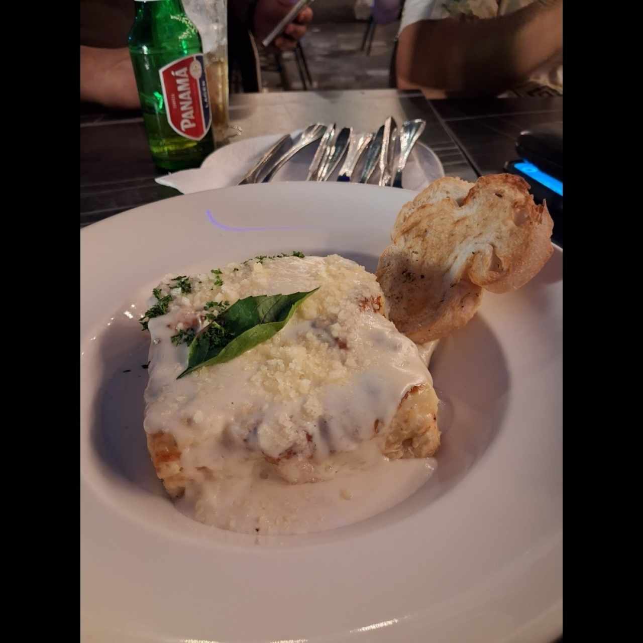 lasagña de pollo