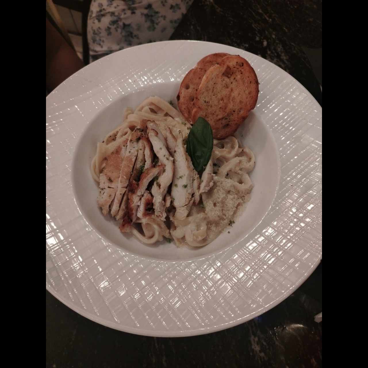 Fettuccine en Salsa Alfredo