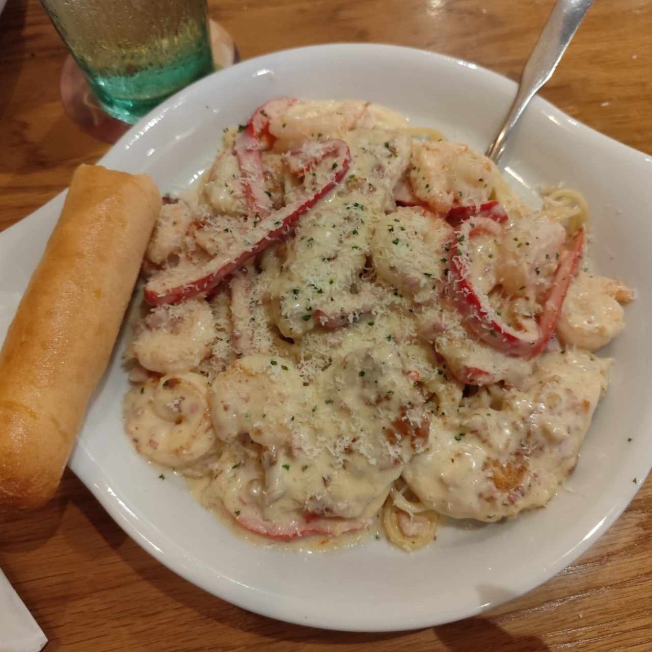 Classic Entreés - Chicken & Shrimp Carbonara