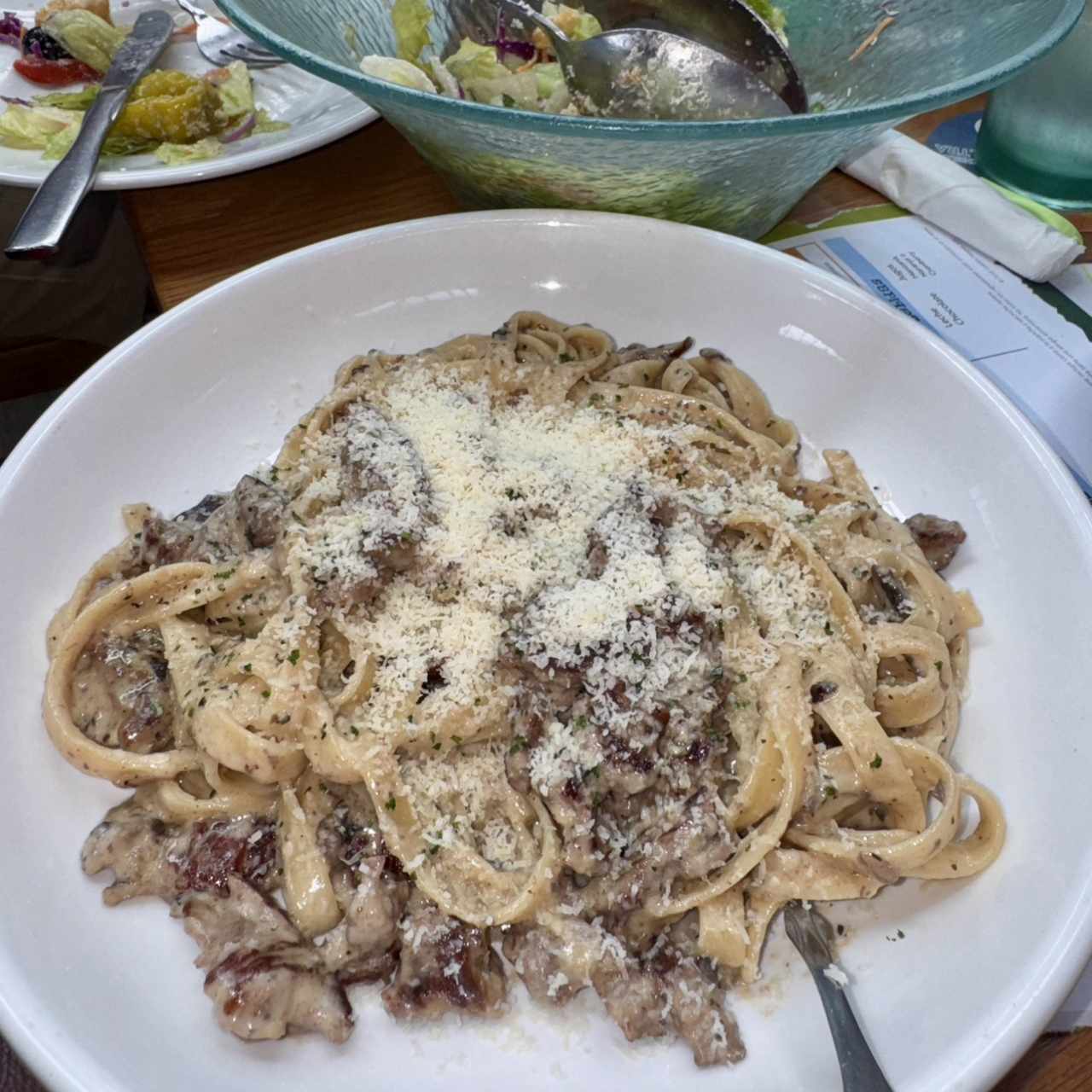 Pasta con carne 