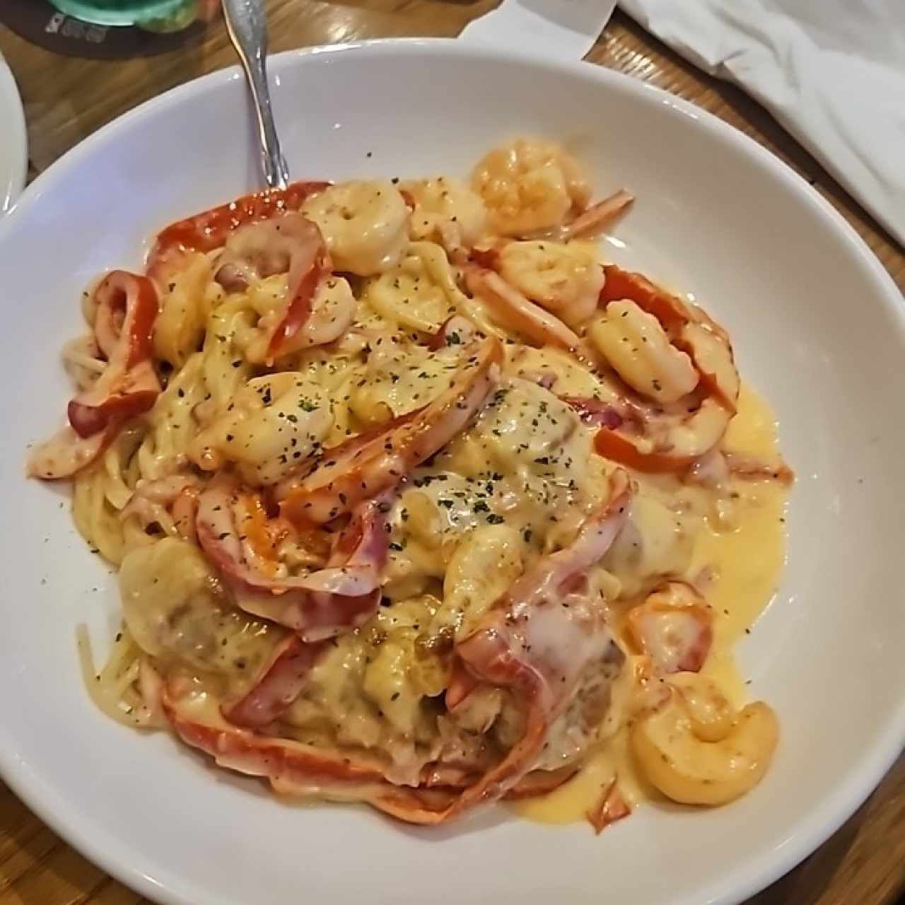 Classic Entreés - Chicken & Shrimp Carbonara