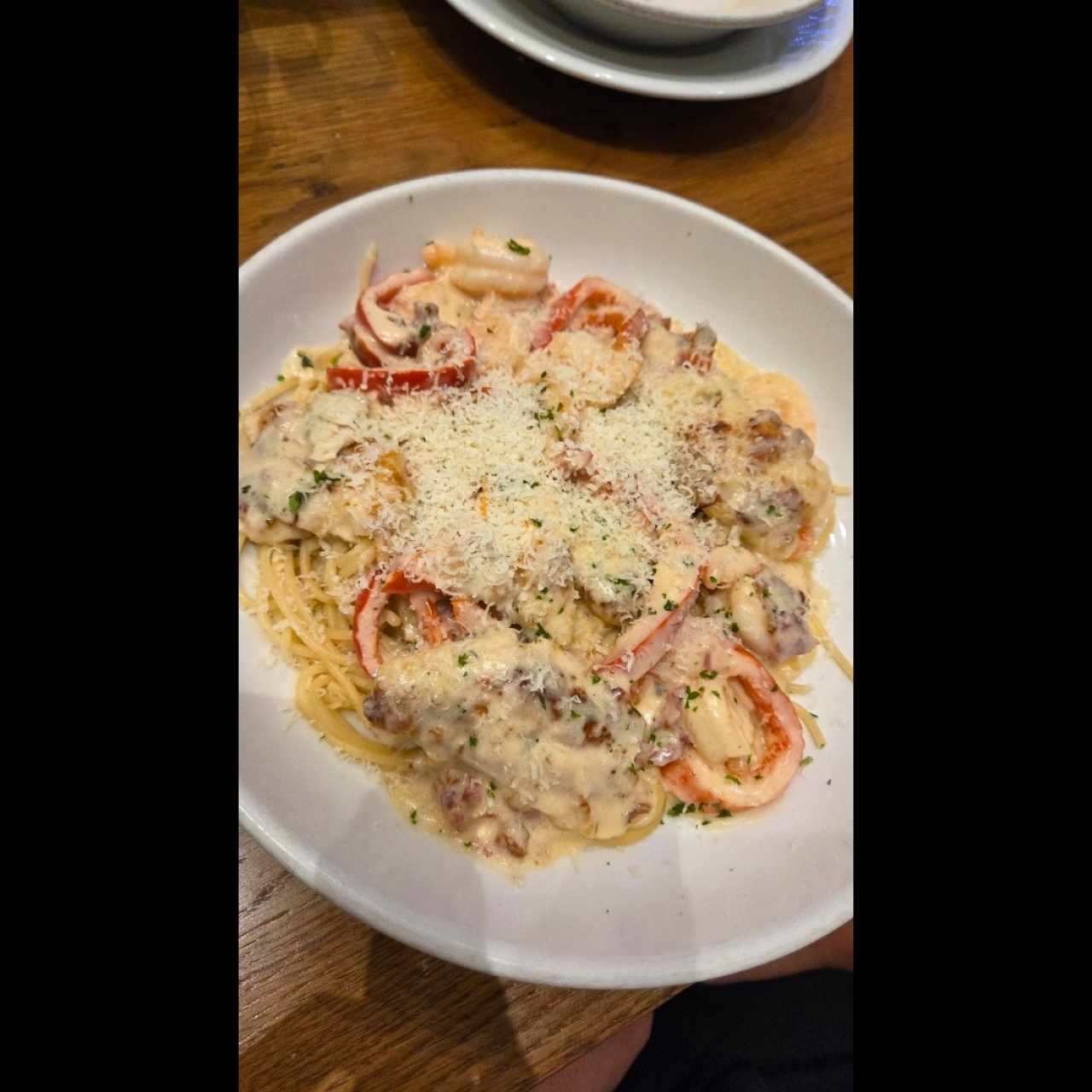 Classic Entreés - Chicken & Shrimp Carbonara