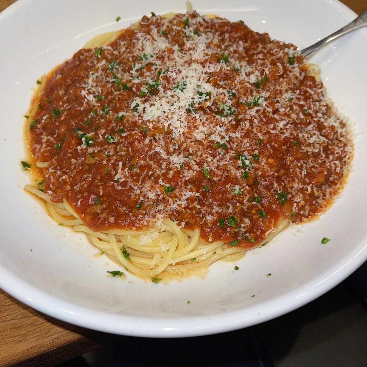 Espagueti salsa boloñesa