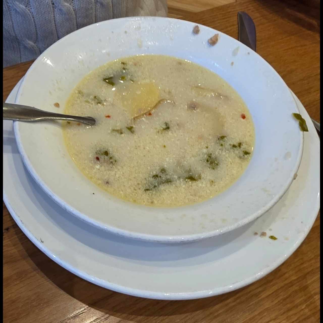 opción de sopa de entrada