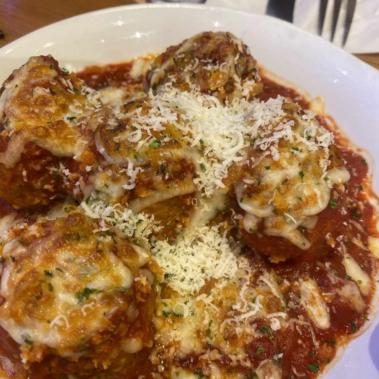 Appetizers - Meatballs Parmigiana