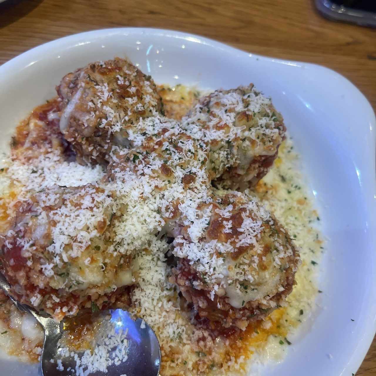 Appetizers - Meatballs Parmigiana