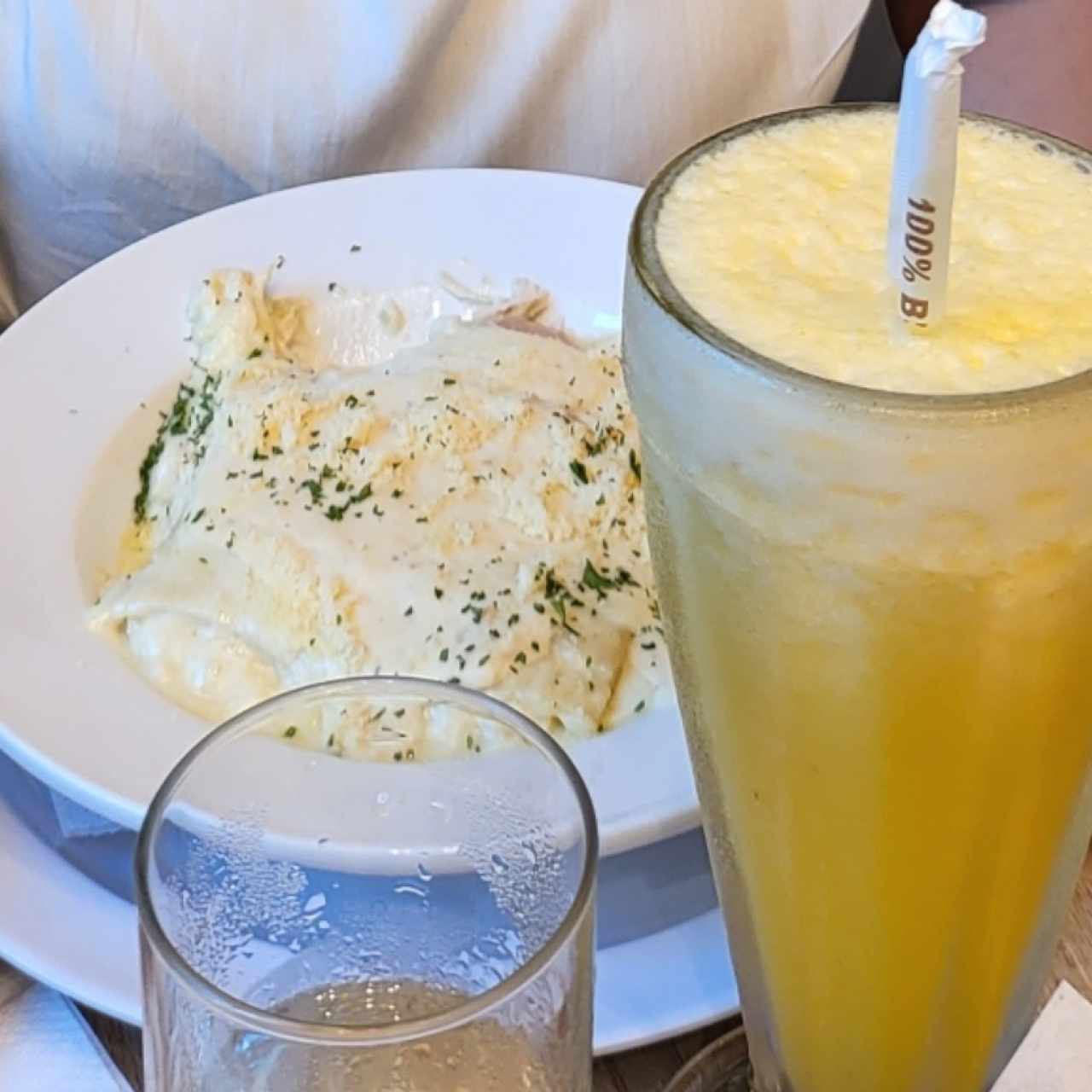 lasaña de pollo gratinada