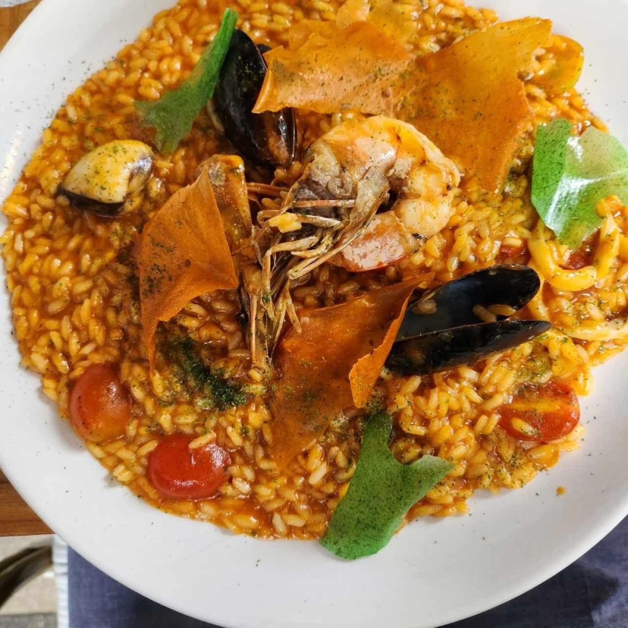 risotto de mariscos