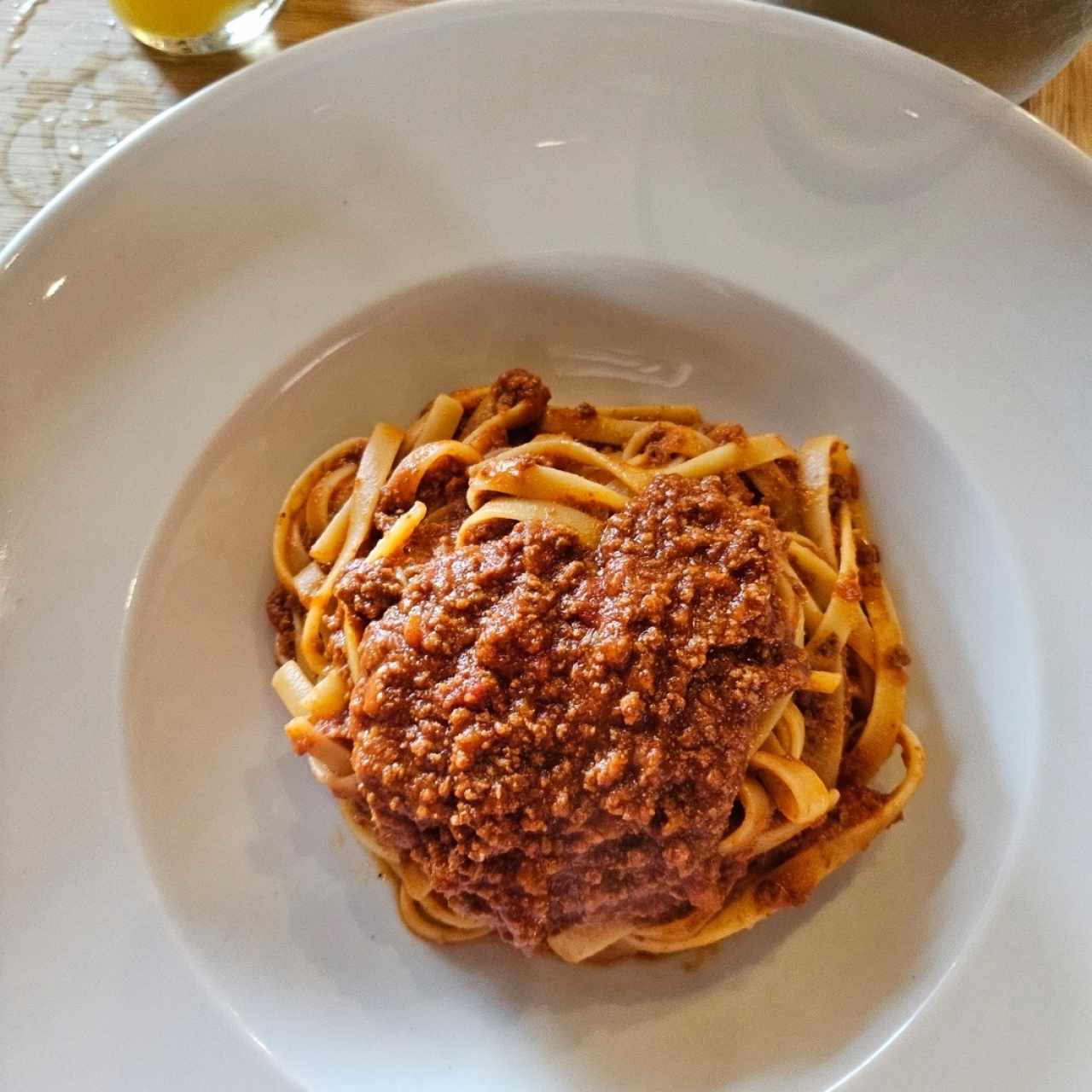 fetuchini a la boloñesa 