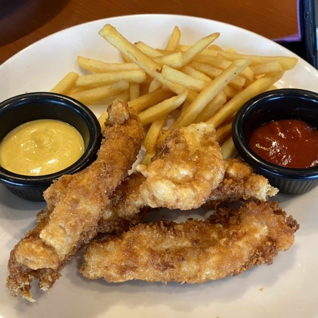 Chicken tenders menu niños