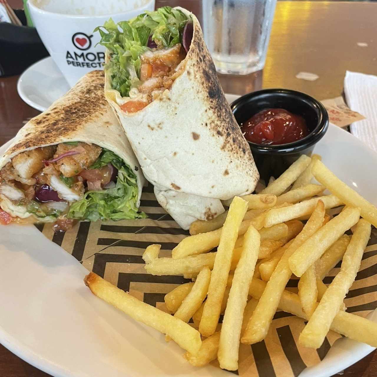 Wrap de Pollo Crispy