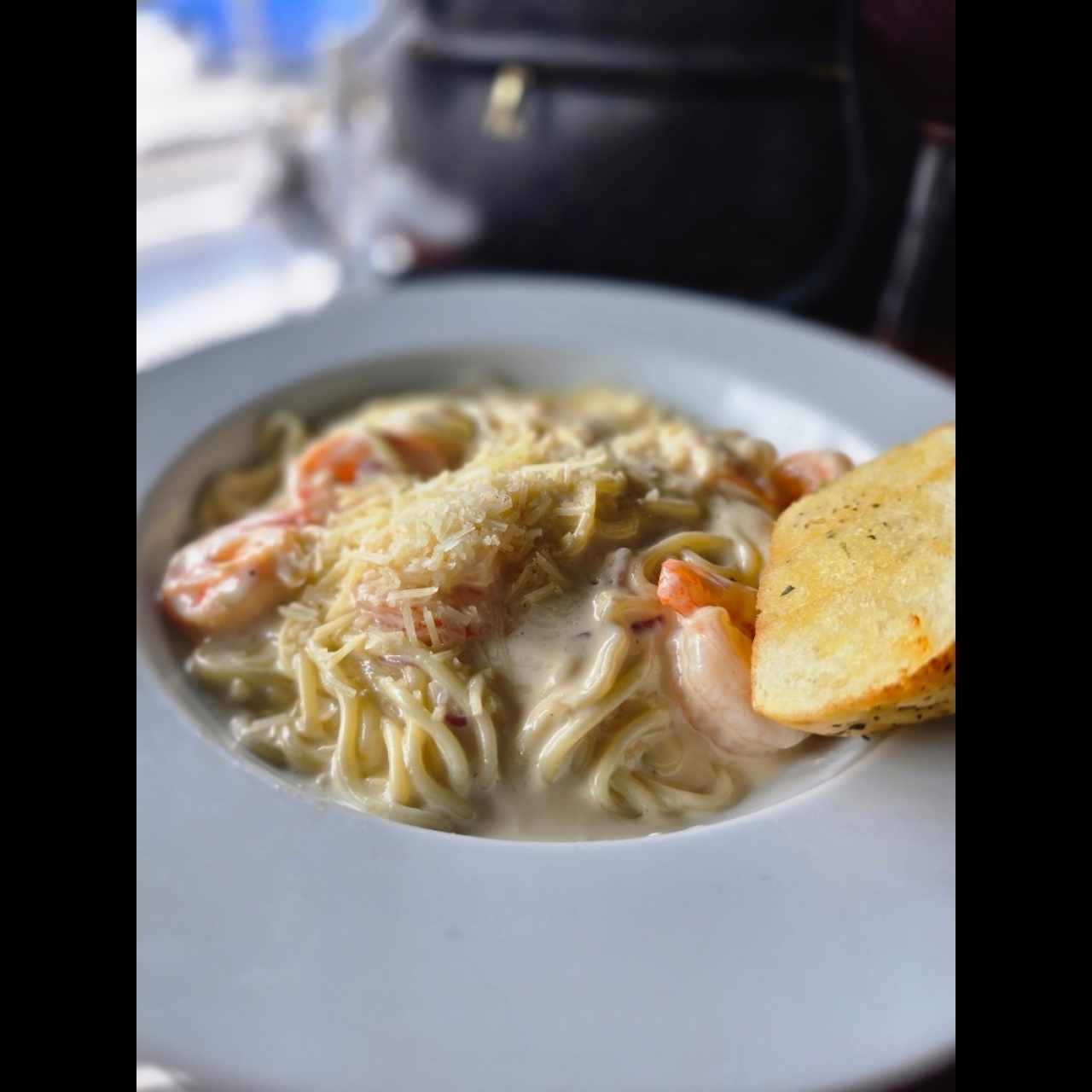 Pastas - Alfredo Con Camarones