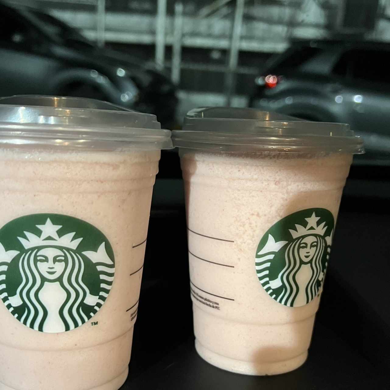 Frape de fresas con crema