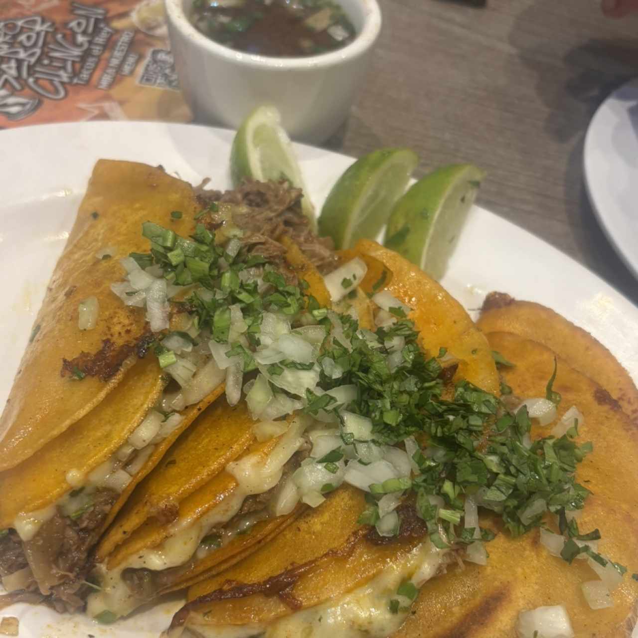 Orden de tacos de birria