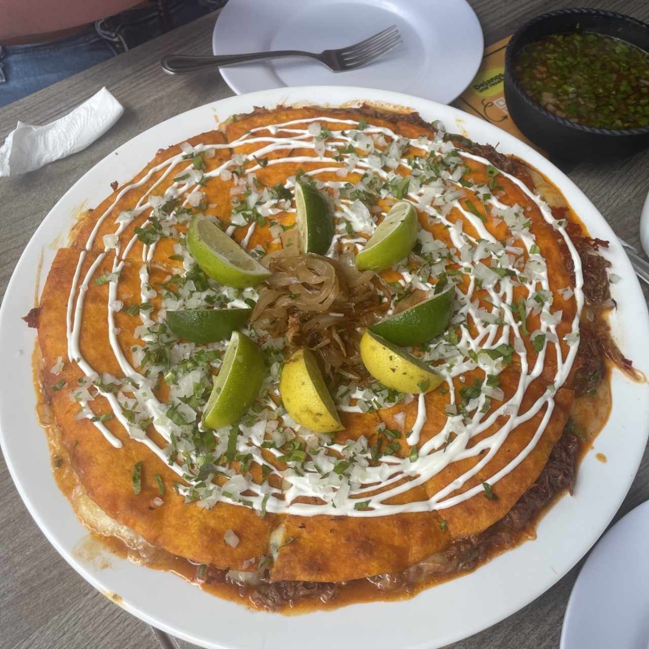 Para Compartir - Pizzadilla de birria