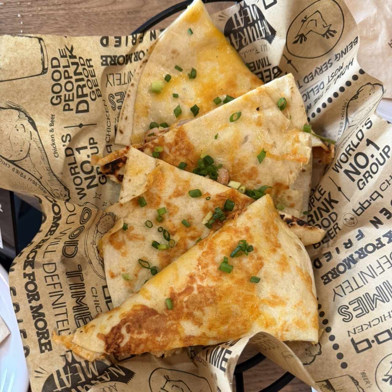 Chicken Specials - Kimchi Chicken Quesadilla