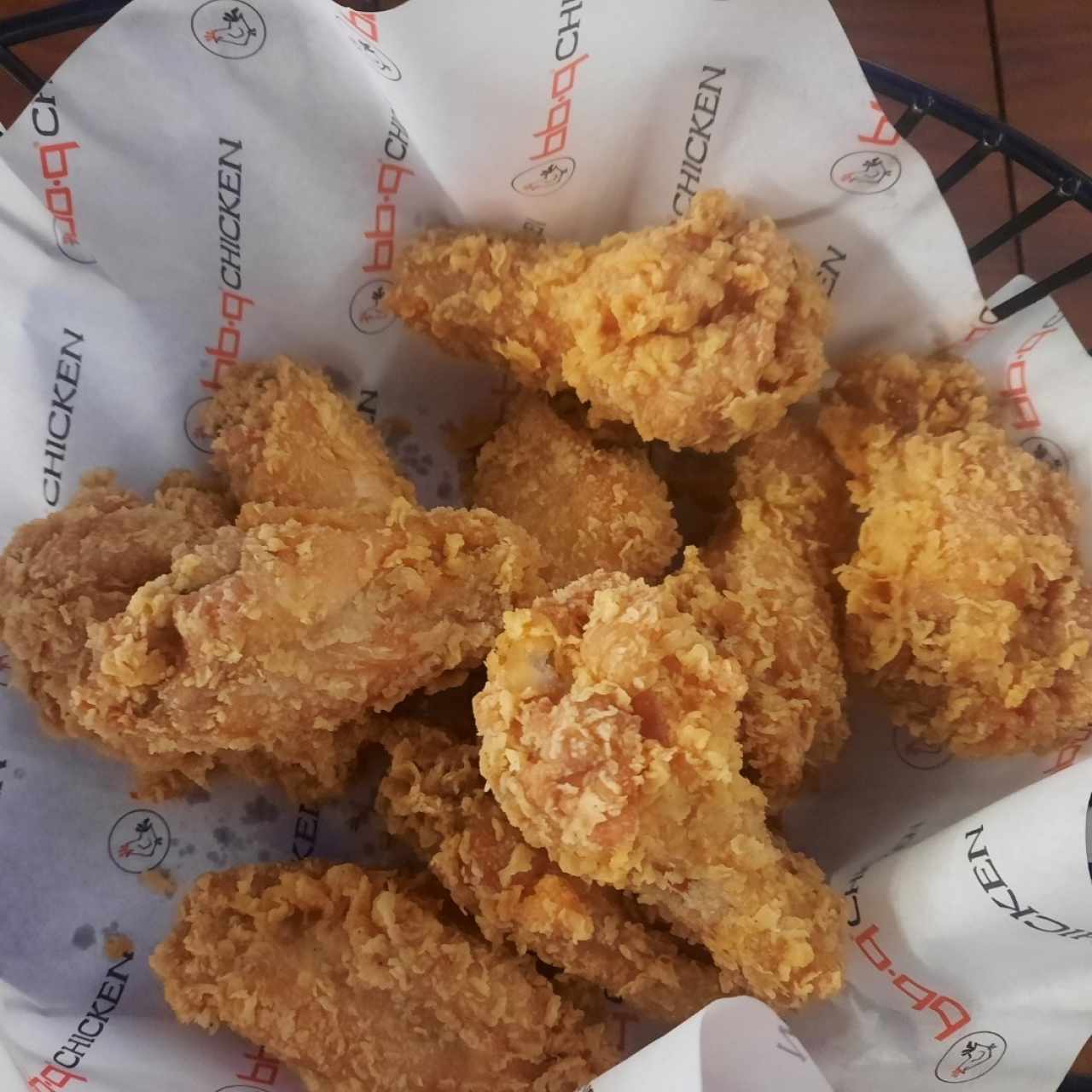 las pedí con las salsas apartes honey gaélico y soy garlic