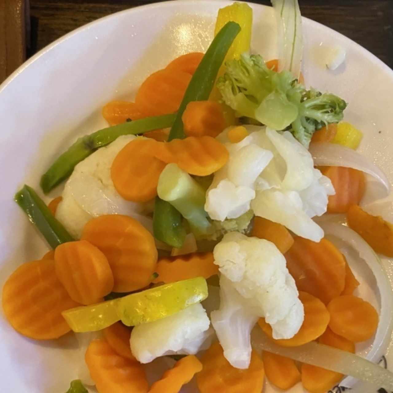 vegetales hervidos