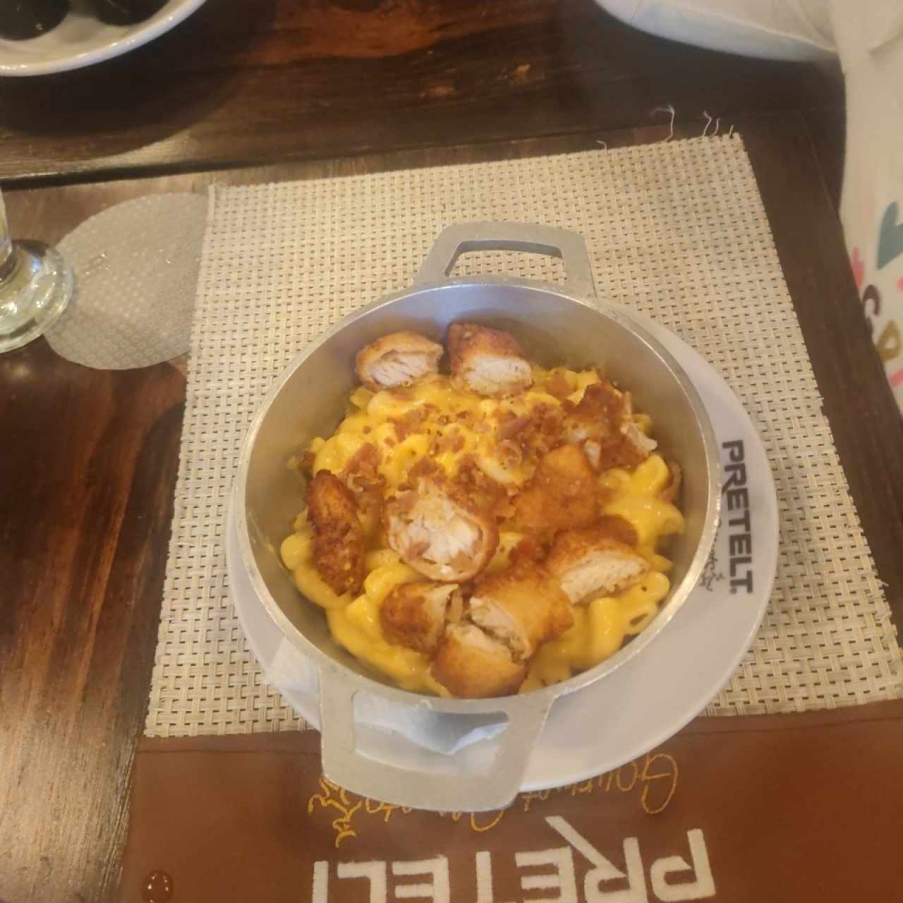 MAC Y CHEESE DE POLLO *OPCIÓN CON CARNE
