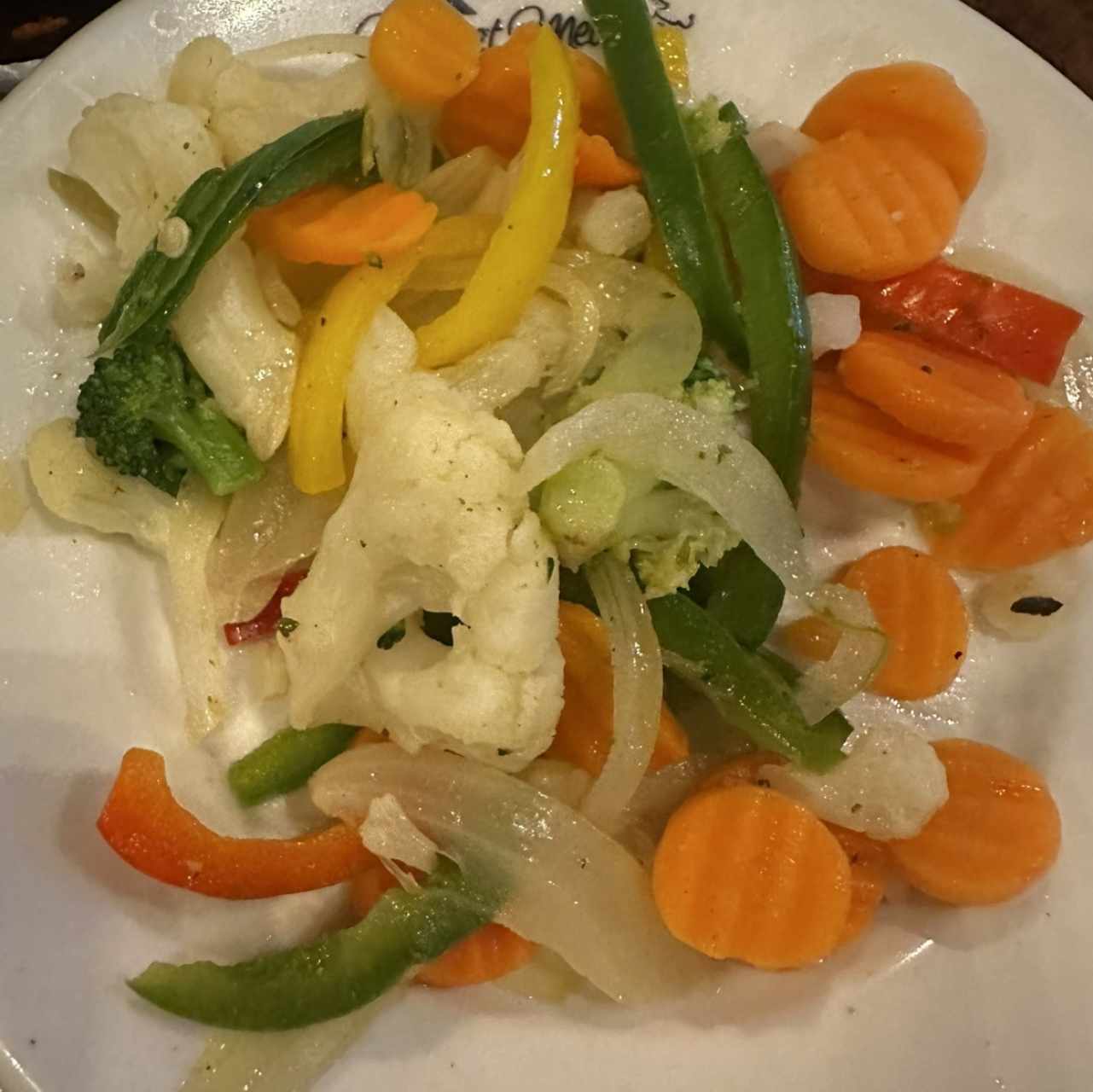 Vegetales al vapor (no lo pidan ) 