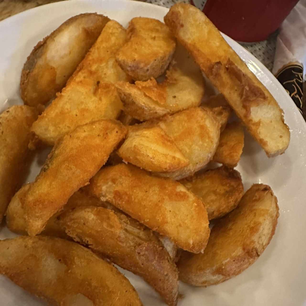 Muy ricas las papas