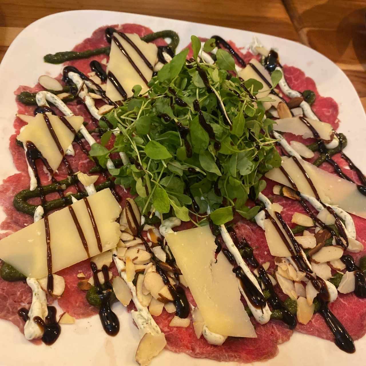 Entradas - Carpaccio de Res